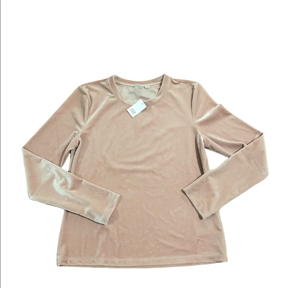 Gap Velvet petite top women’s - Picture 1 of 4